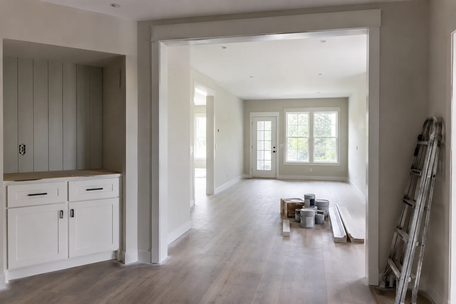 Interior residential renovation work by The Canadian Yard