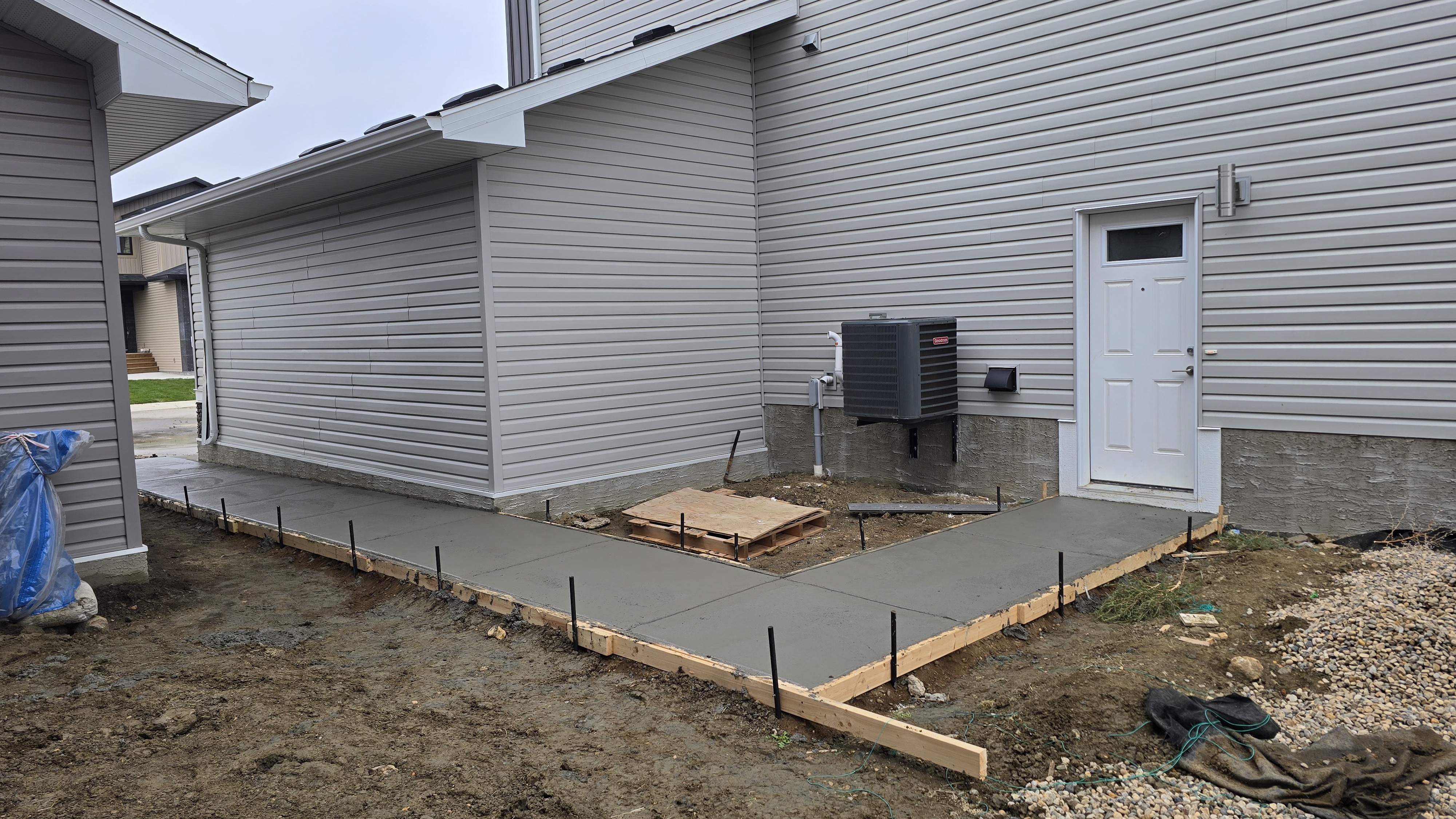 Concrete pathway in progress