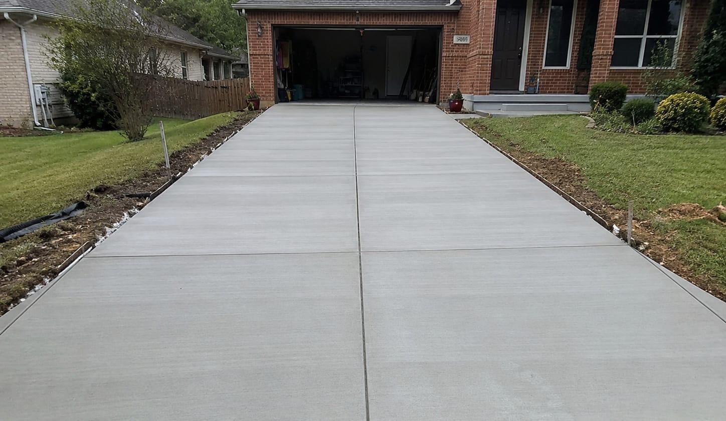 Old concrete driveway removal in Saskatoon