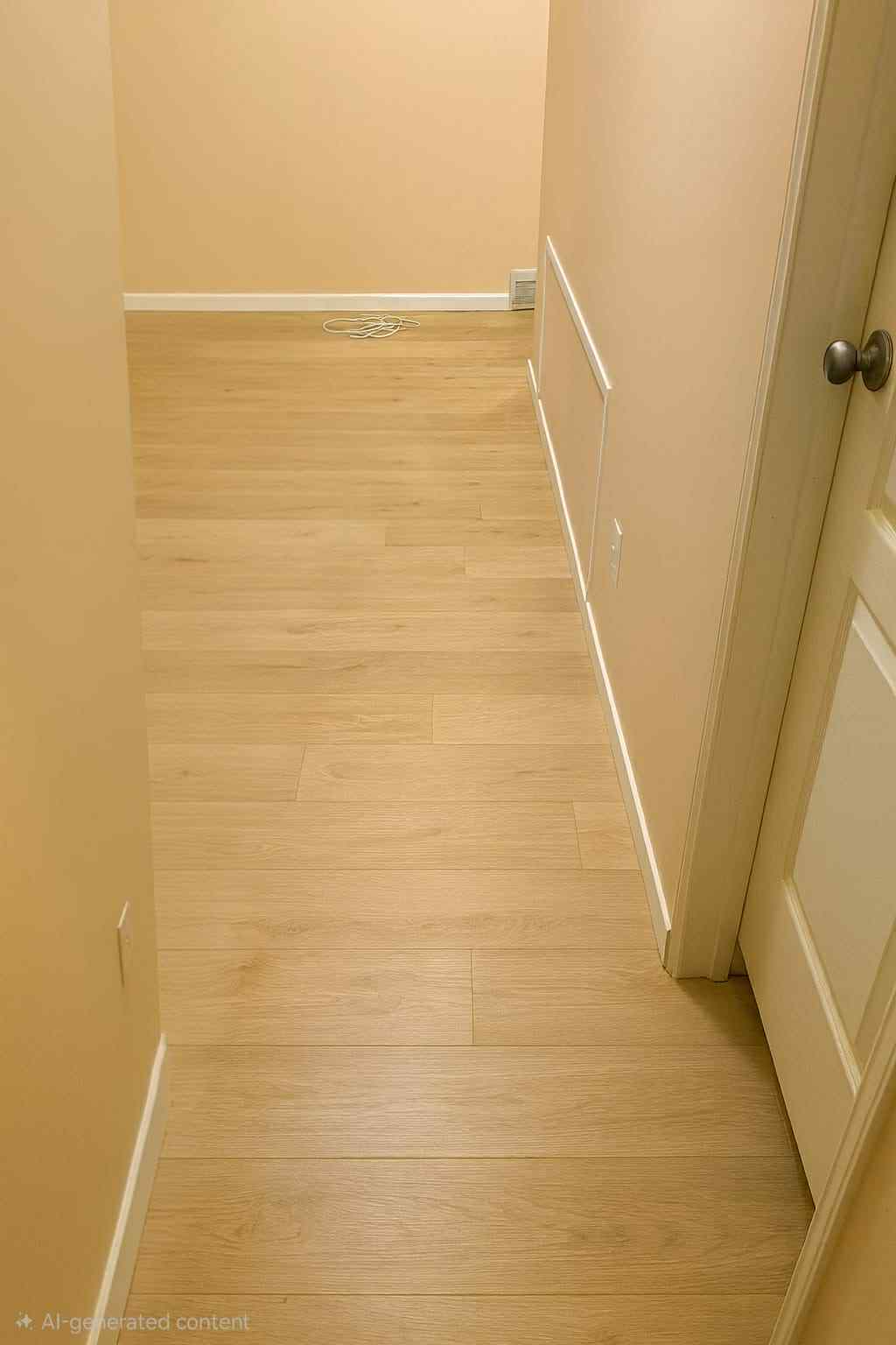 Vinyl plank flooring installation